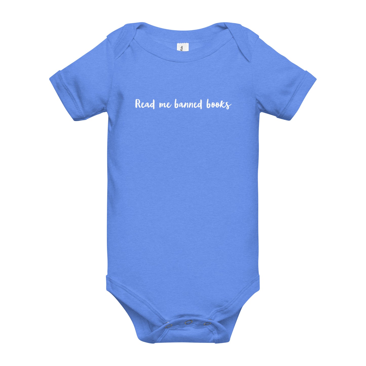 Read me banned books baby onesie